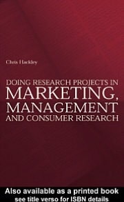 Doing Research Projects in Marketing, Management and Consumer Research