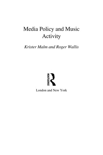 Media policy and music activity