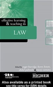 Effective Learning and Teaching in Law