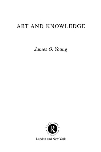 Art and Knowledge