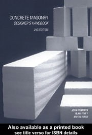 Concrete Masonry Designer's Handbook