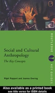 Social and Cultural Anthropology: The Key Concepts