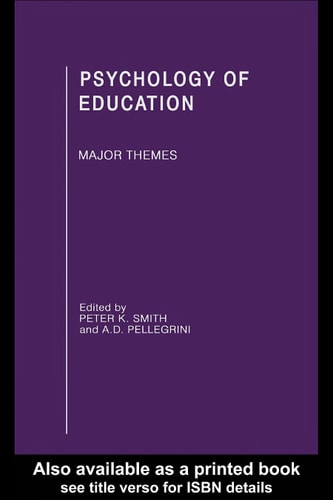 Psychology of Education: Major Themes: The School Curriculum