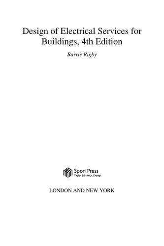 Design of Electrical Services for Buildings
