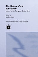 History of the Bundesbank: Lessons for the European Central Bank