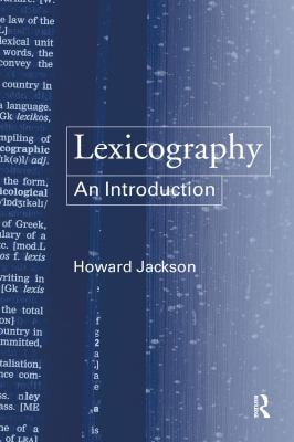 Lexicography: An Introduction