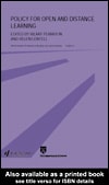 Policy for Open and Distance Learning