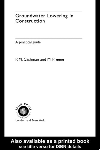 Groundwater Lowering in Construction: A Practical Guide
