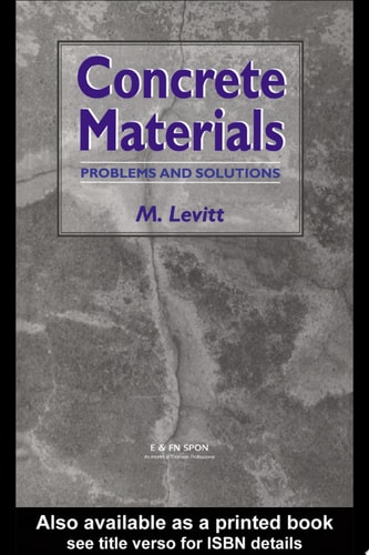 Concrete Materials: Problems and Solutions