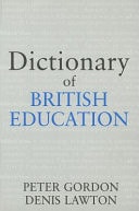 Dictionary of British Education