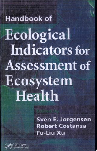 Handbook of Ecological Indicators for Assessment of Ecosystem Health