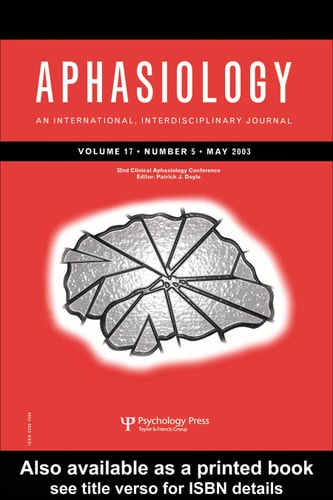32nd Clinical Aphasiology Conference