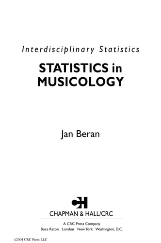 Statistics in Musicology