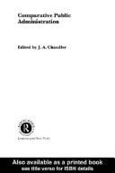 Comparative Public Administration