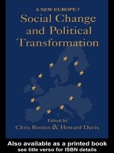 Social Change and Political Transformation