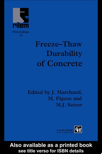 Freeze/Thaw Durability of Concrete