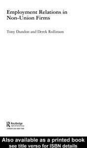Employment Relations in Non-Union Firms