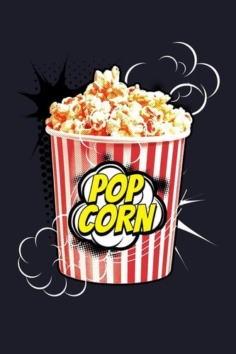 Pop Corn: Blank Cookbook Journal to Write in Recipes and Notes
