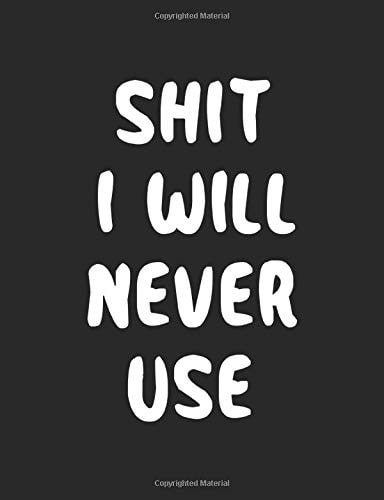 Cornell Notebook: Shit I Will Never Use