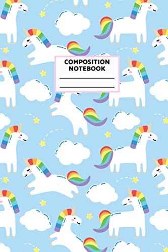 Composition Notebook: Charming Wide Ruled Blank Lined Journal Notebook