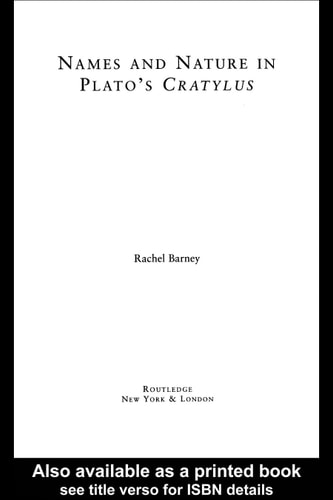 Names and nature in Plato's Cratylus