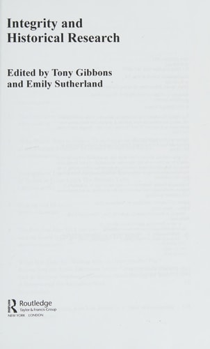 Integrity and historical research