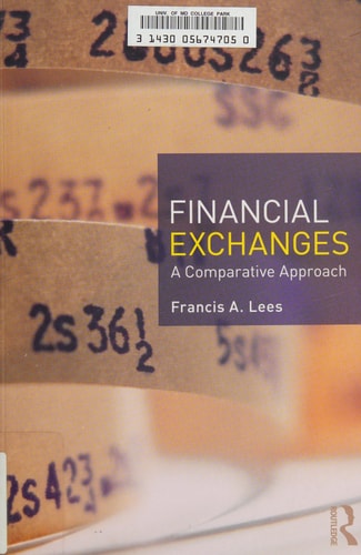 Financial Exchanges: A Comparative Approach