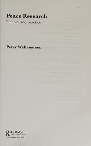 Peace Research: Theory and Practice