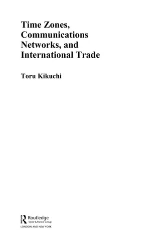 Time zones, communication networks and international trade