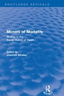 Mirrors of Mortality: Social Studies in the History of Death