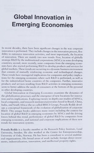 Global innovation in emerging economies