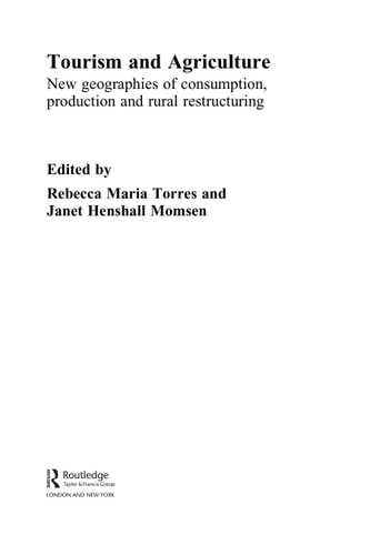 Tourism and Agriculture