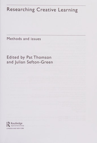 Researching Creative Learning: Methods and Issues