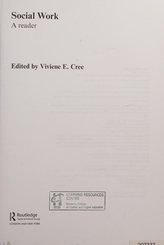 Social Work: A Reader