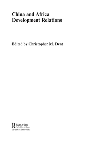 China-Africa Development Relations