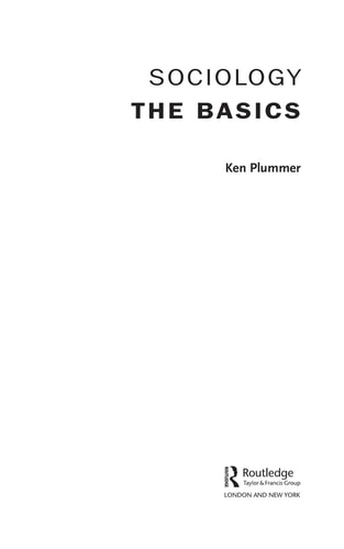 Sociology: The Basics