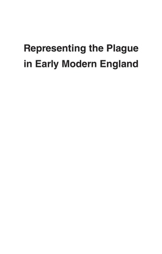Representing the Plague in Early Modern England