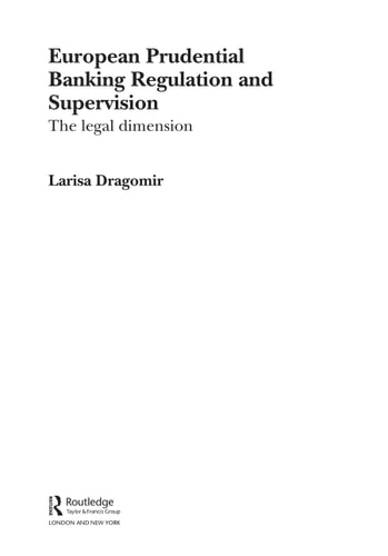 European Prudential Banking Regulation and Supervision