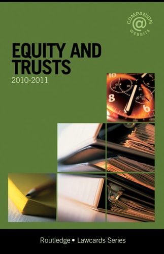 Equity and Trusts