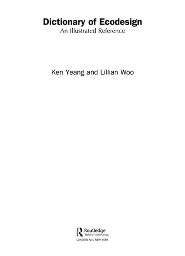 Dictionary of Ecodesign: An Illustrated Reference