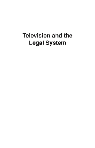 Television and the legal system