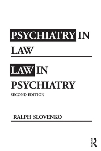 Psychiatry in Law/Law in Psychiatry