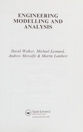Engineering Modelling and Analysis