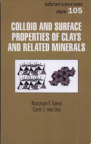Colloid and Surface Properties of Clays and Related Minerals