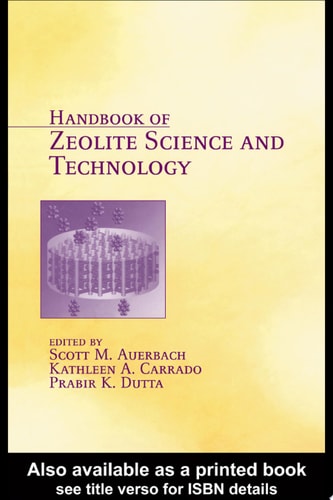 Handbook of Zeolite Science and Technology