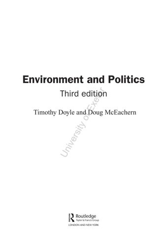 Environment and Politics