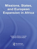Missions, States, And European Expansion In Africa