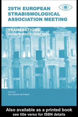 29th European Strabismological Association Meeting: Transactions