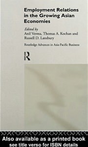 Employment Relations in the Growing Asian Economies