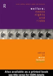 Welfare: Needs, Rights and Risks